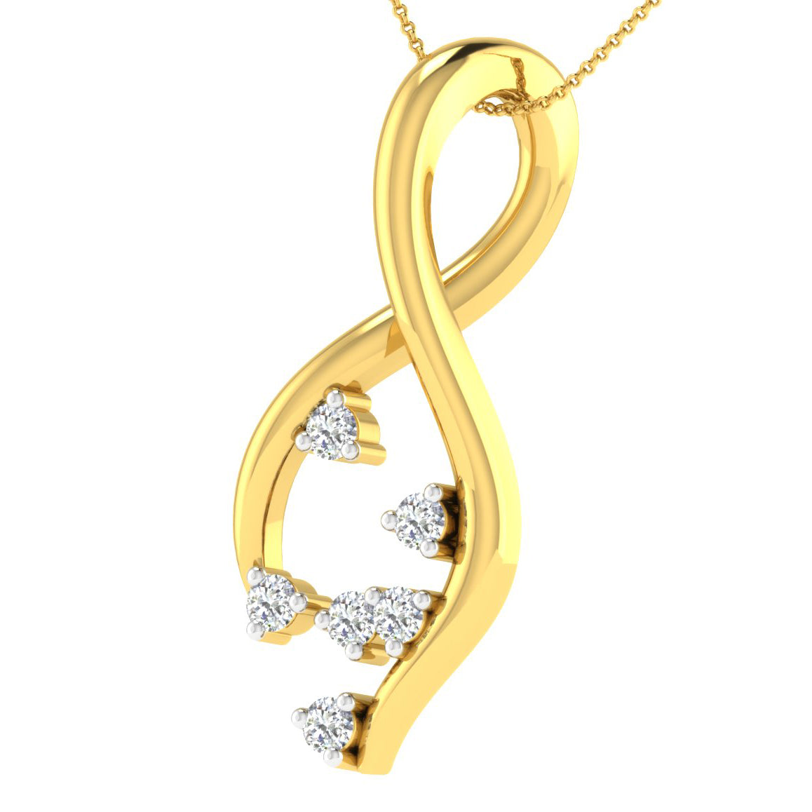 Sparkling Stardust Diamond Pendant