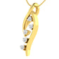 Serene Solitaire Diamond Pendant 18K