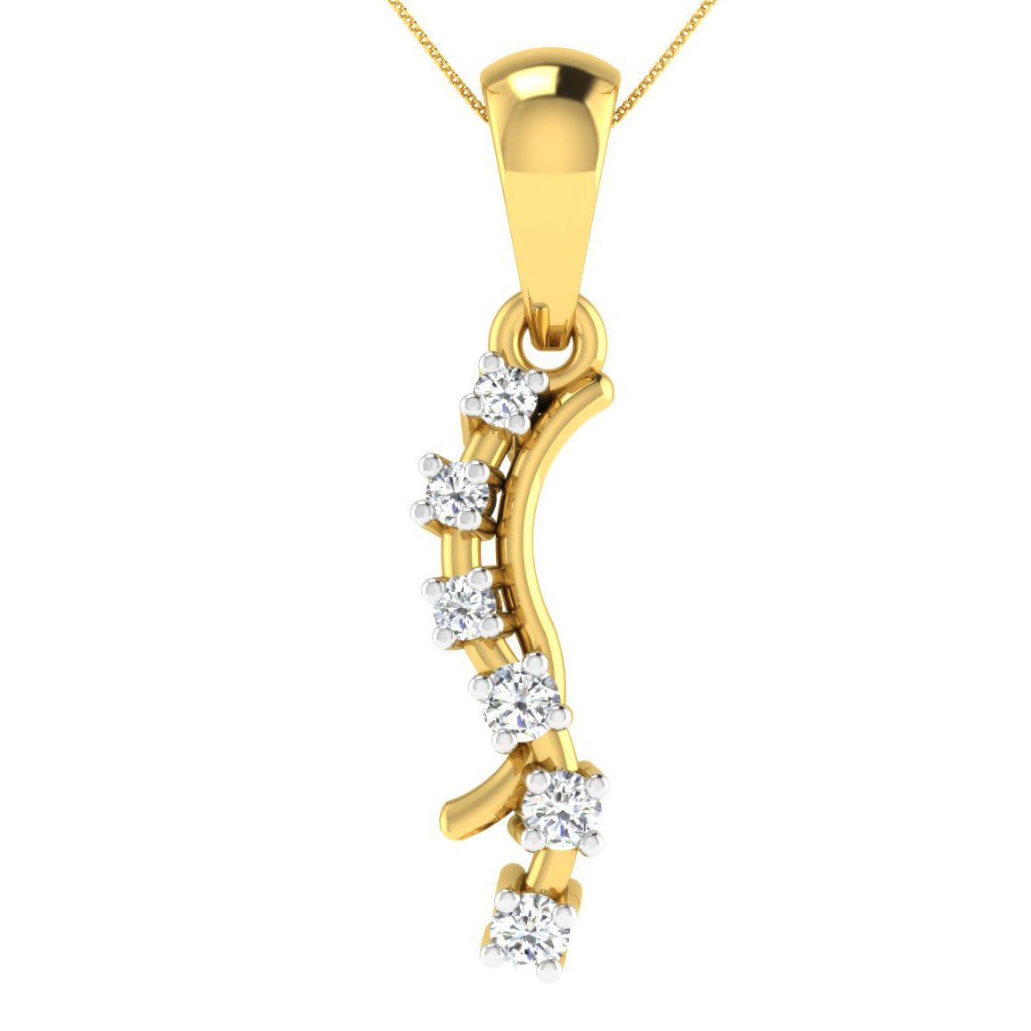 Twilight Tranquility Diamond Pendant