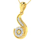 Luminous Diamond Pendant 18K
