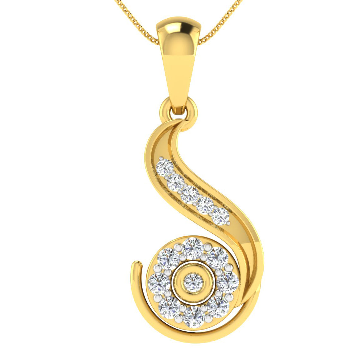 Luminous Diamond Pendant