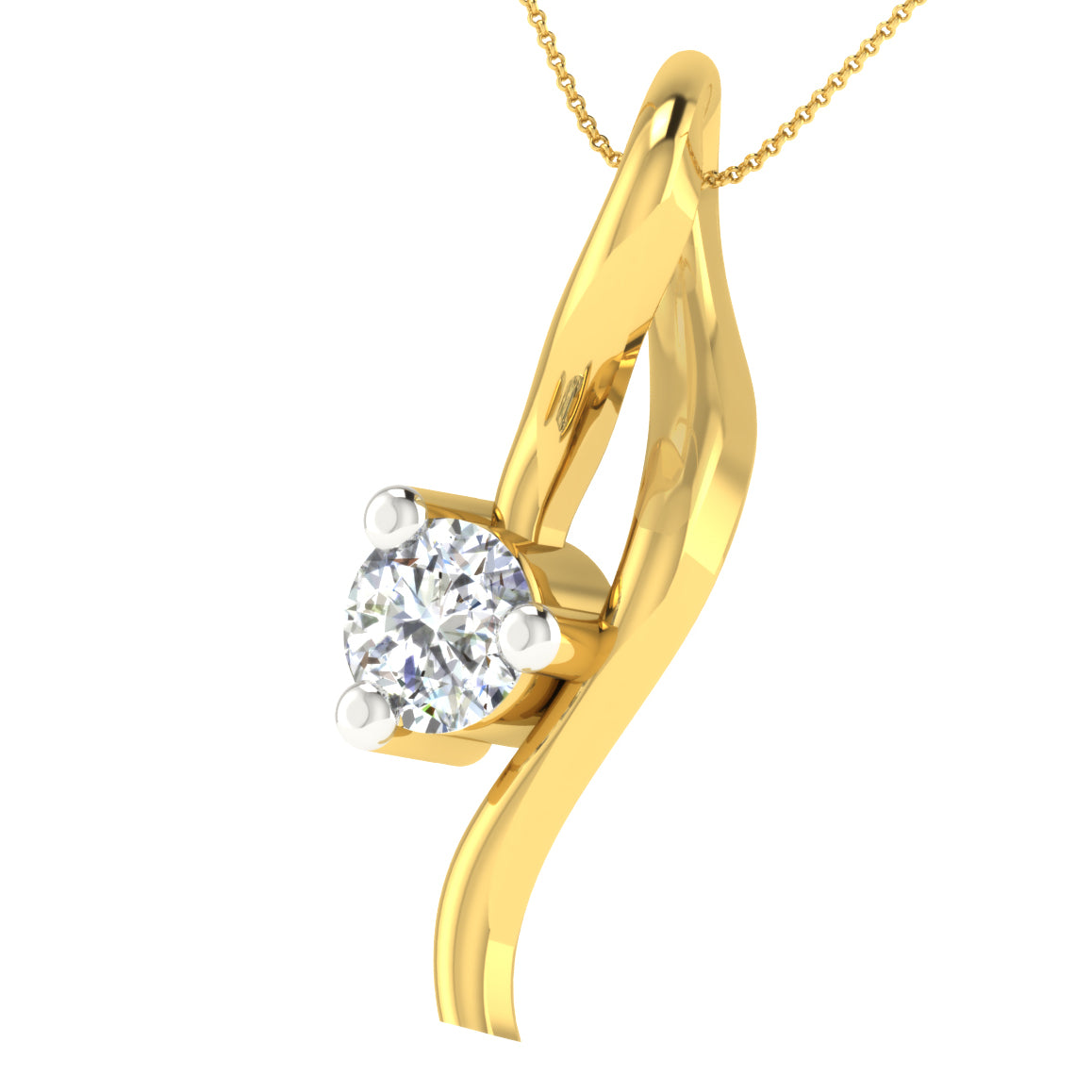 Frost Diamond Pendant 18K