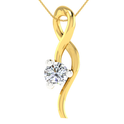 Frost Diamond Pendant 18K