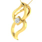 Tranquility Diamond Pendant 18K