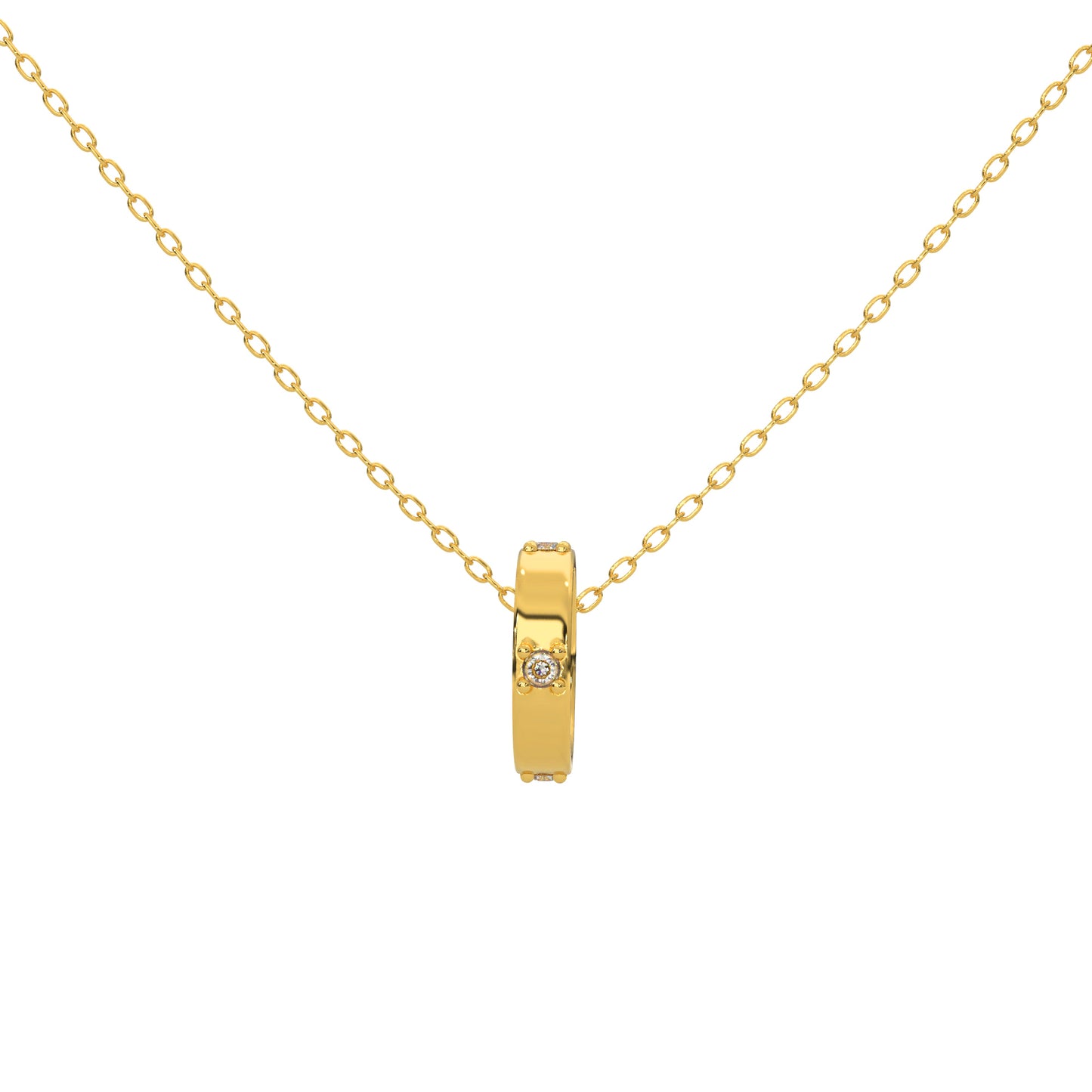 Serene Summit Necklace 18k