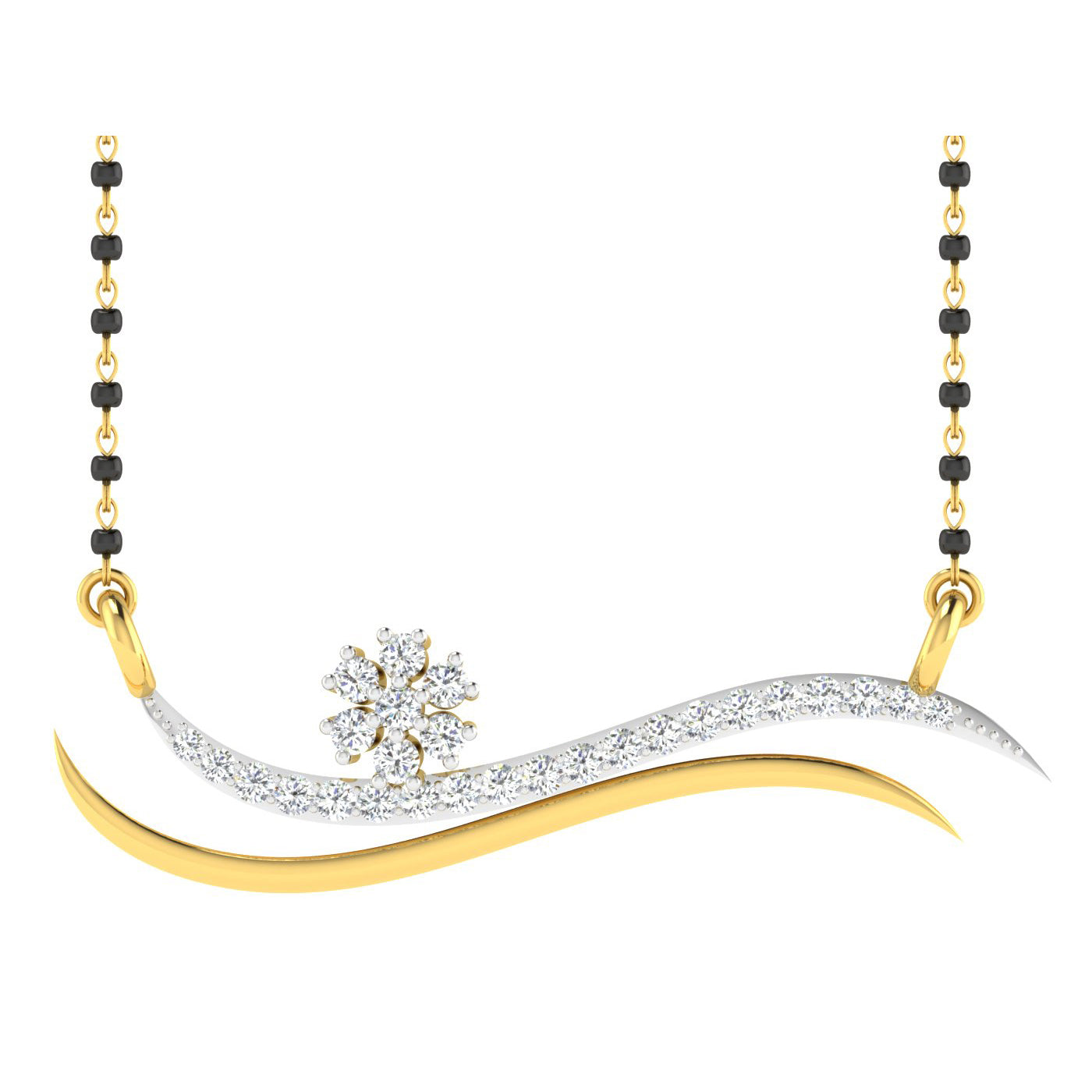 Saubhagyavati Sankalp Sanskar Mangalsutra 18k