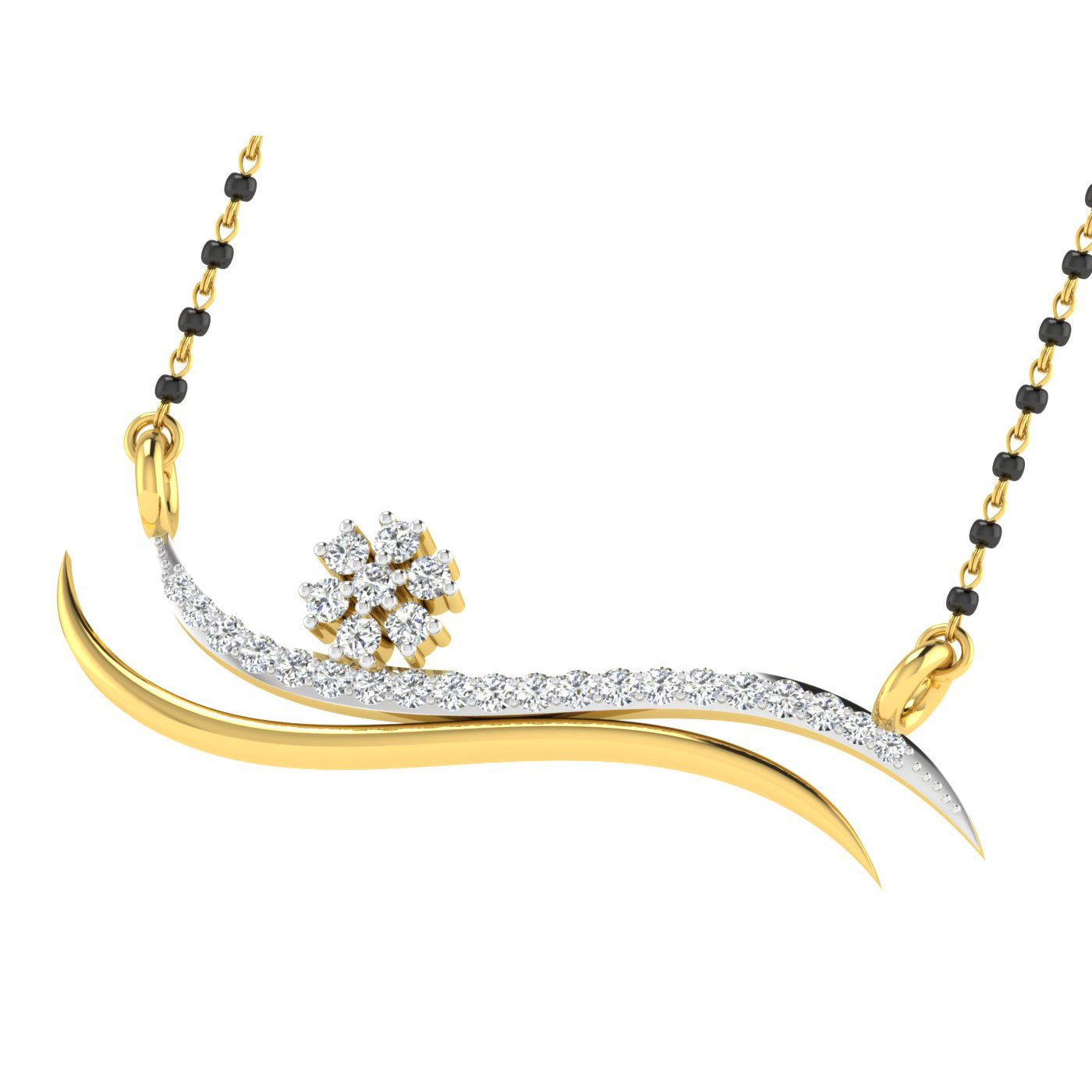 Saubhagyavati Sankalp Sanskar Mangalsutra 18k