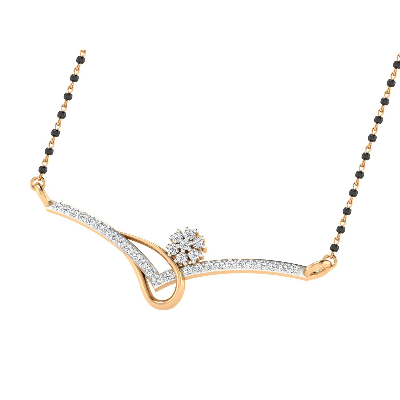 Sajivani Sanket Suhagan Mangalsutra 18k