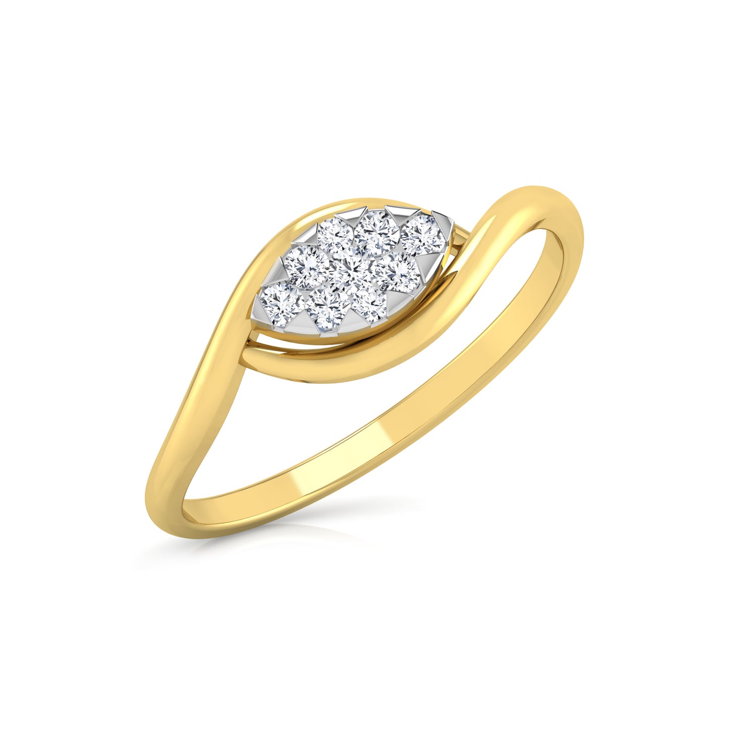 Celestial Serenity Splendor 14Kt Diamond Ring