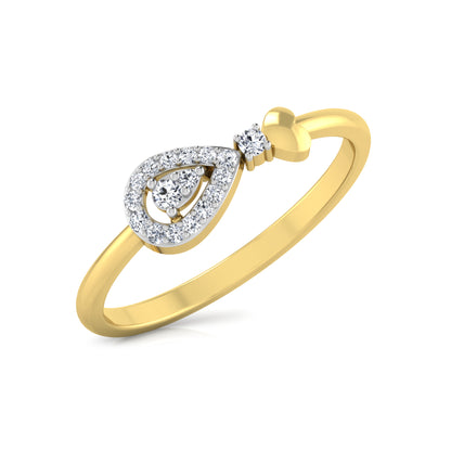 Blushing Blush Bouquet 18Kt Diamond Ring