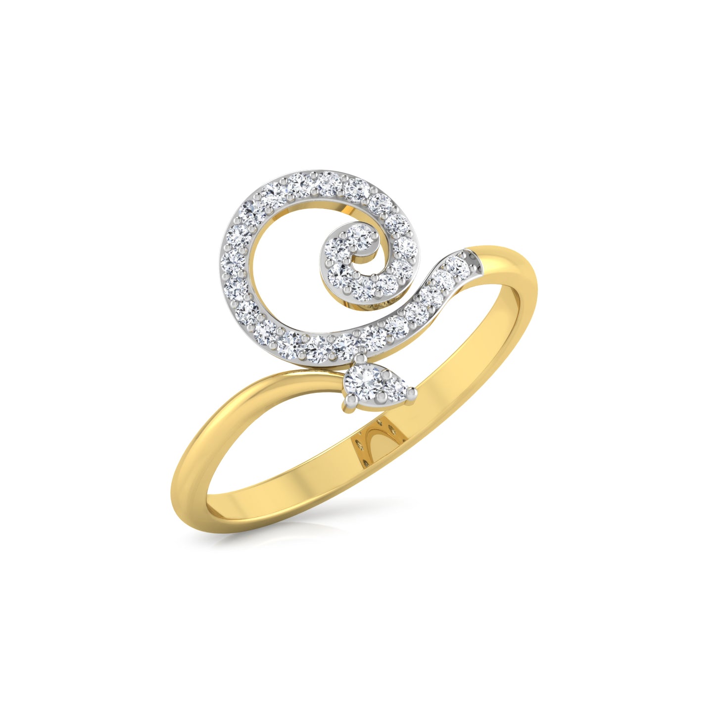 Moonlit Majesty Mosaic 18Kt Diamond Ring
