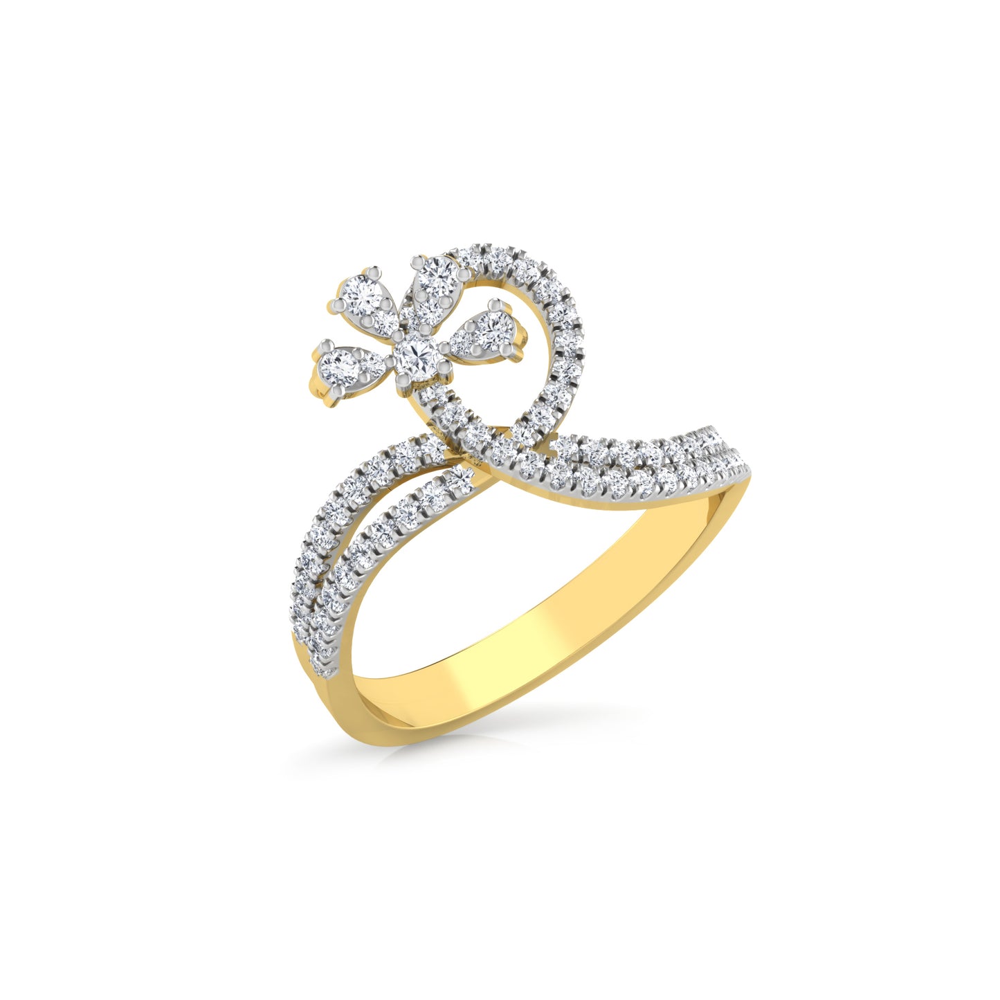 Ethereal Enchantment Elegance 14Kt Diamond Ring