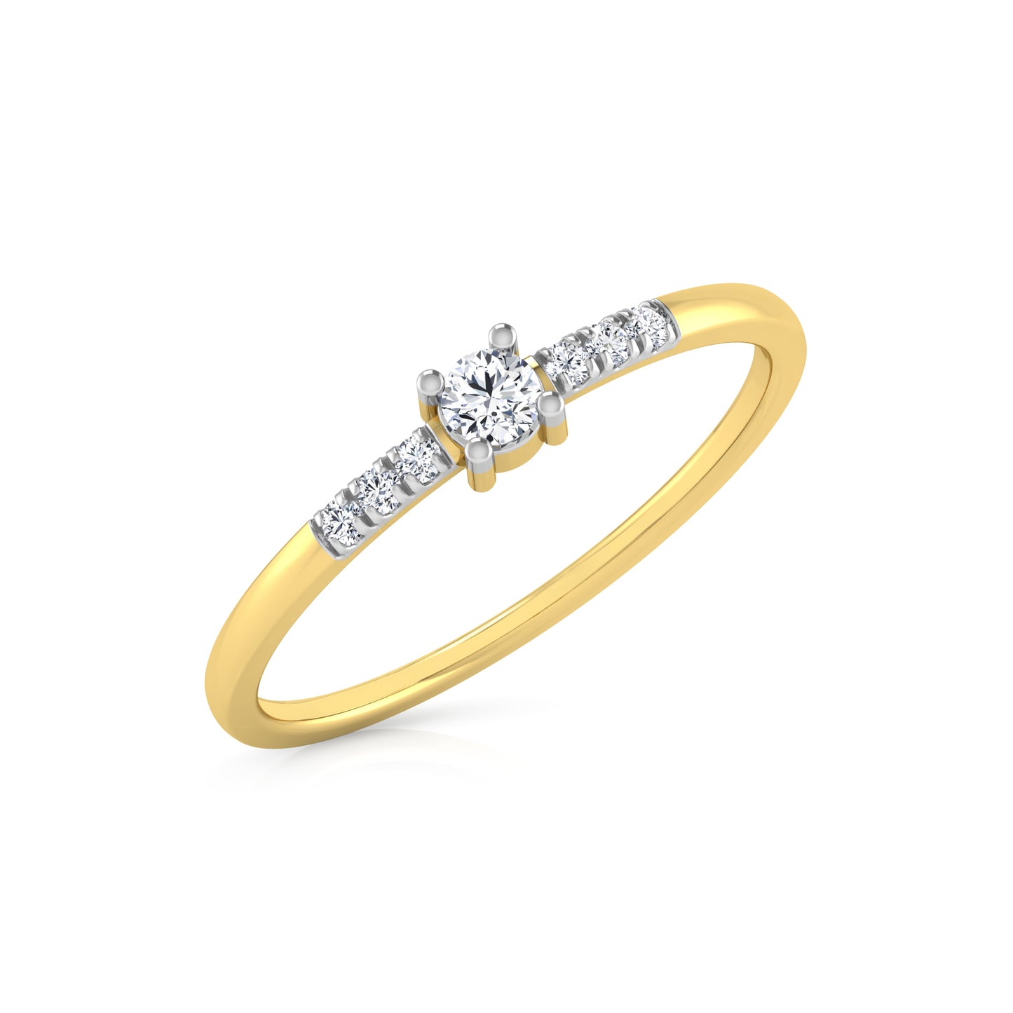 Harmonic 14Kt Diamond Ring