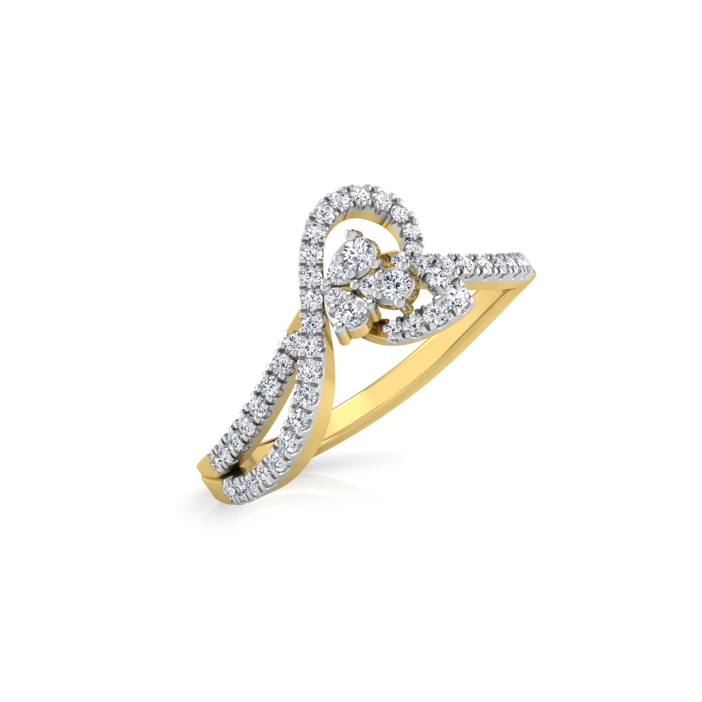 Celestial Chant Serenade 14Kt Diamond Ring