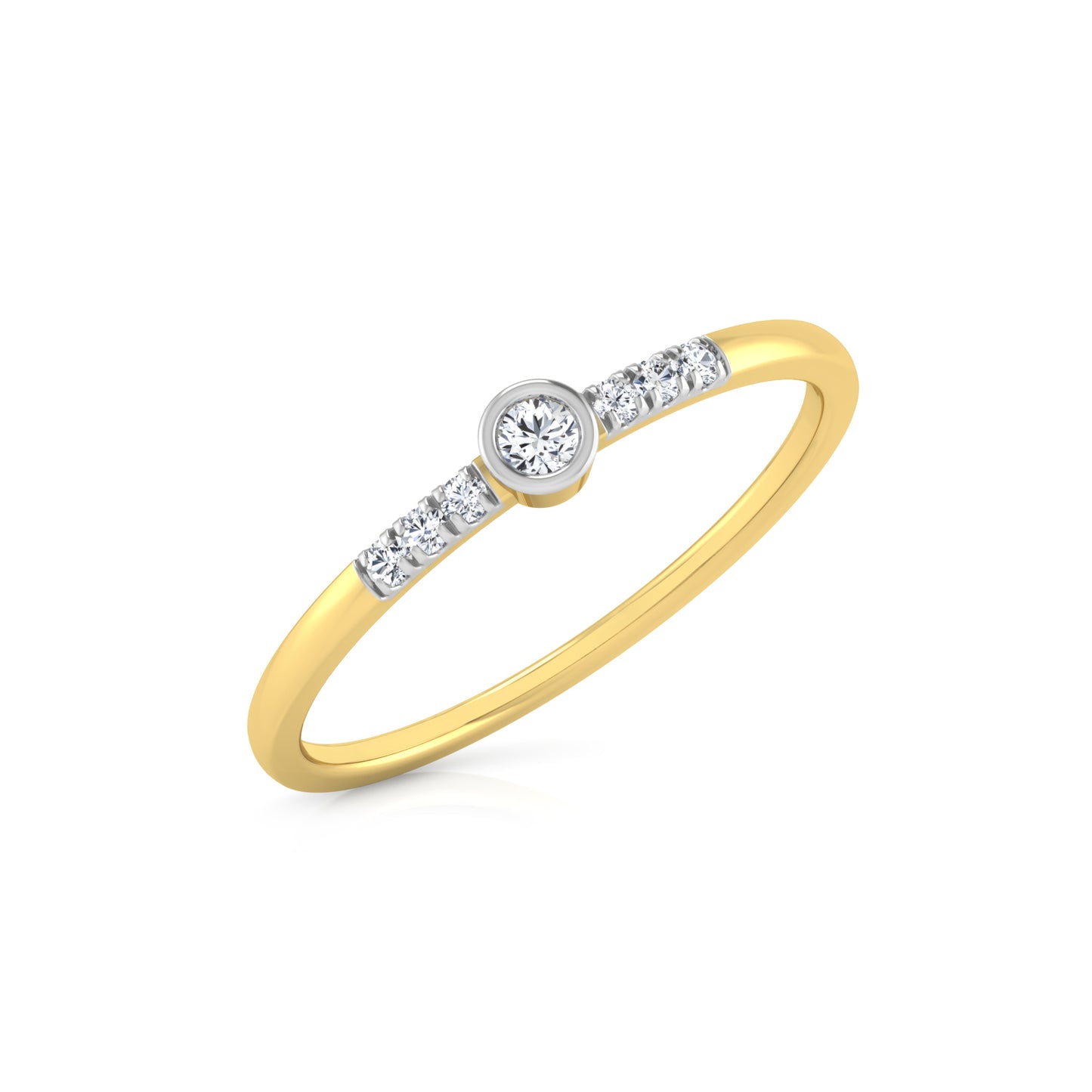 Oceanic 14Kt Diamond Ring