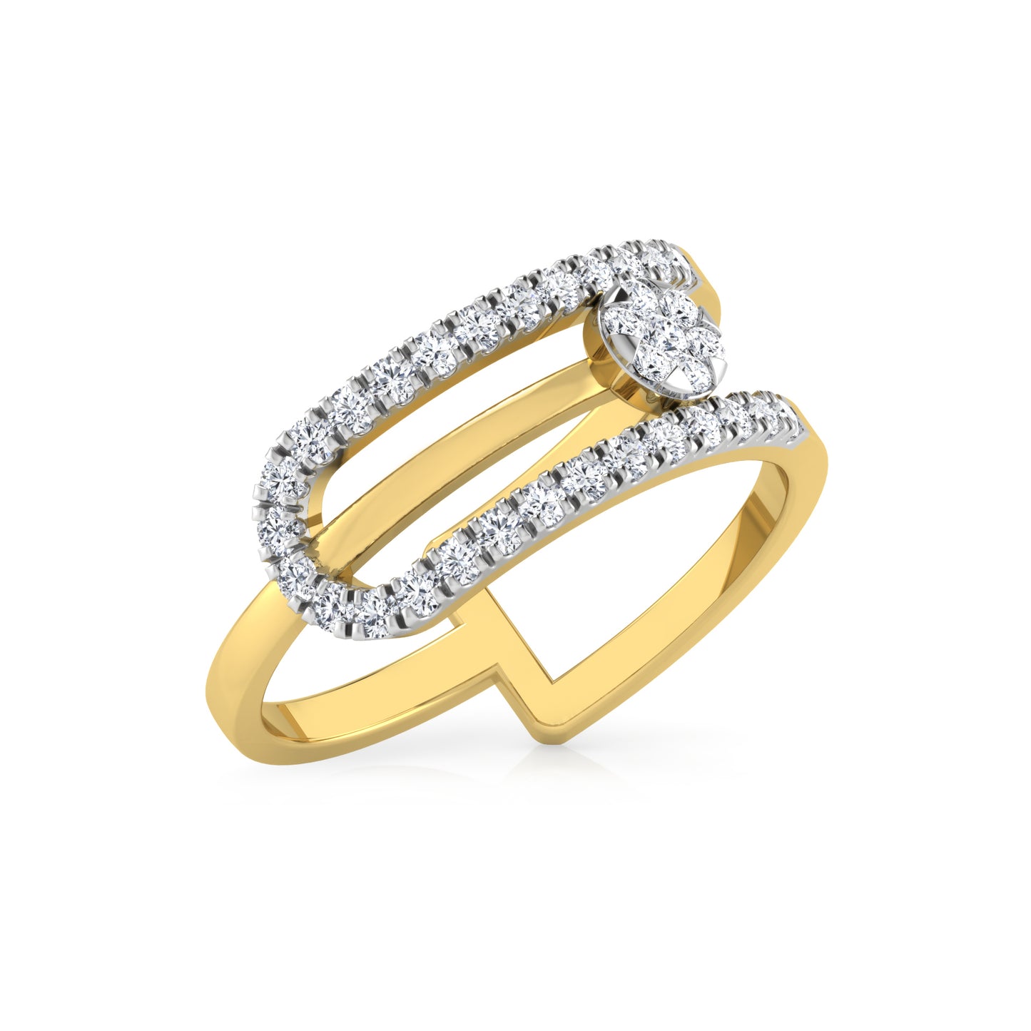 Rosewood Radiance 14Kt Diamond Ring