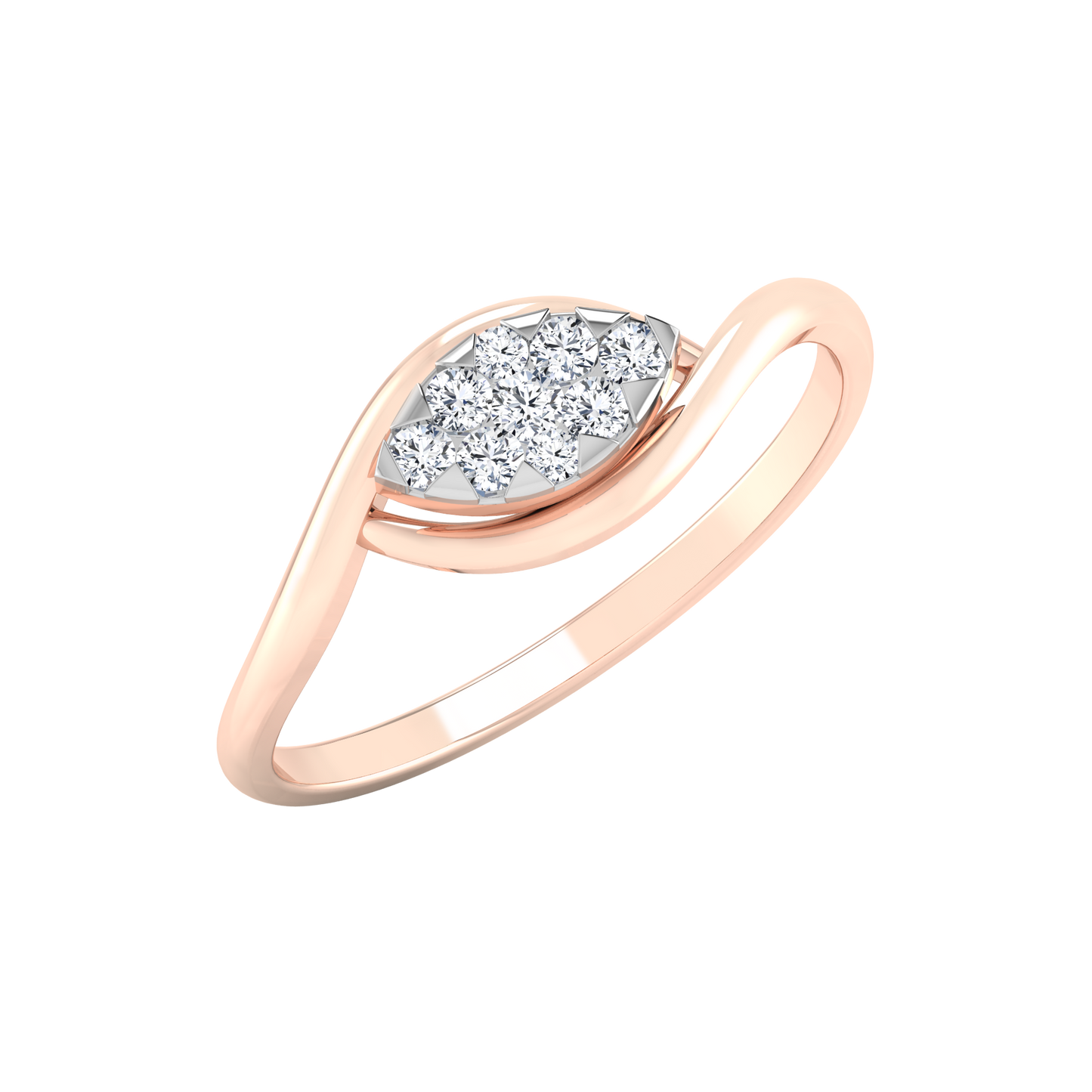 Celestial Serenity Splendor 14Kt Diamond Ring