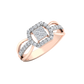 Celestial Citrine Cascade 14Kt Diamond Ring