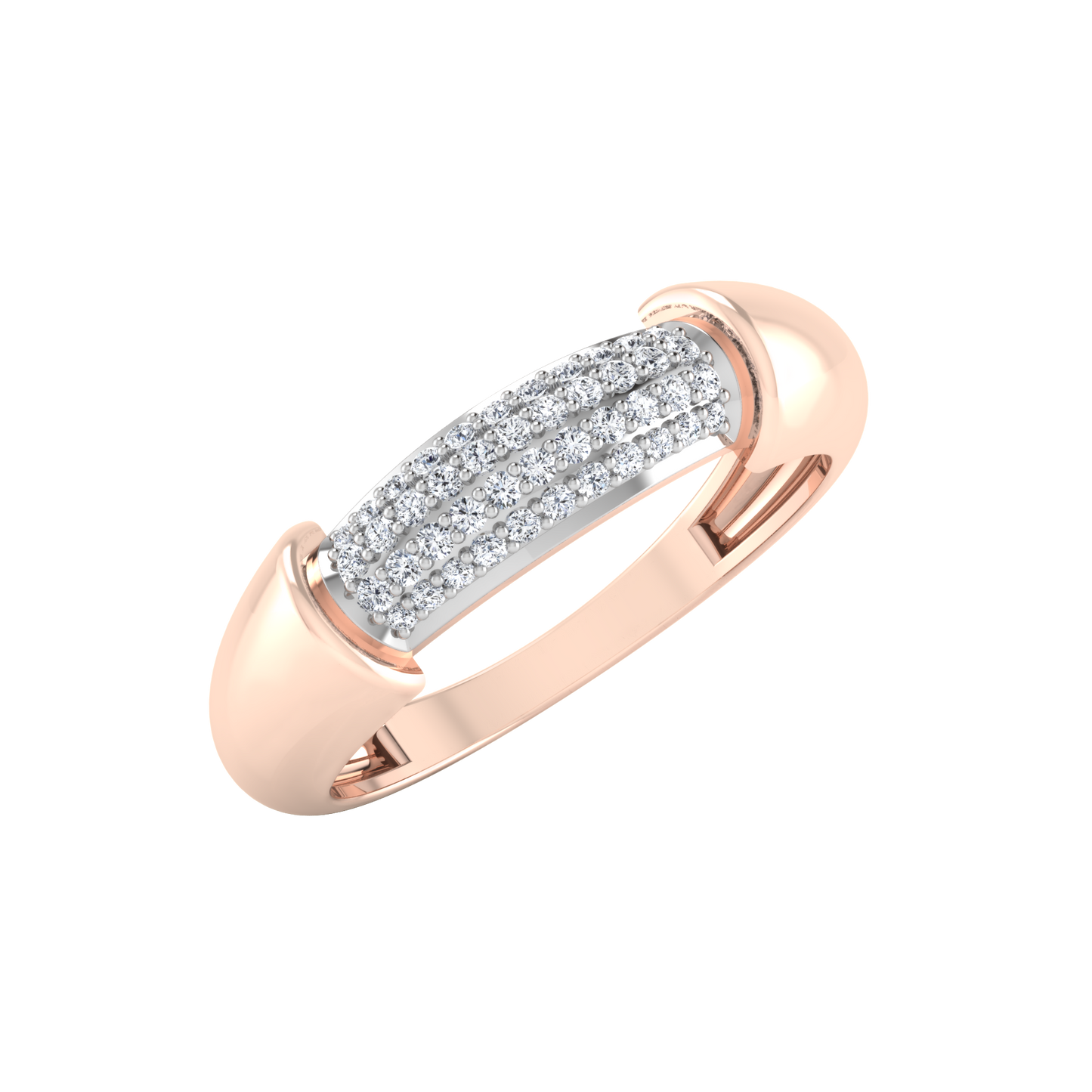 Elysian Echo Eternity 14Kt Diamond Ring