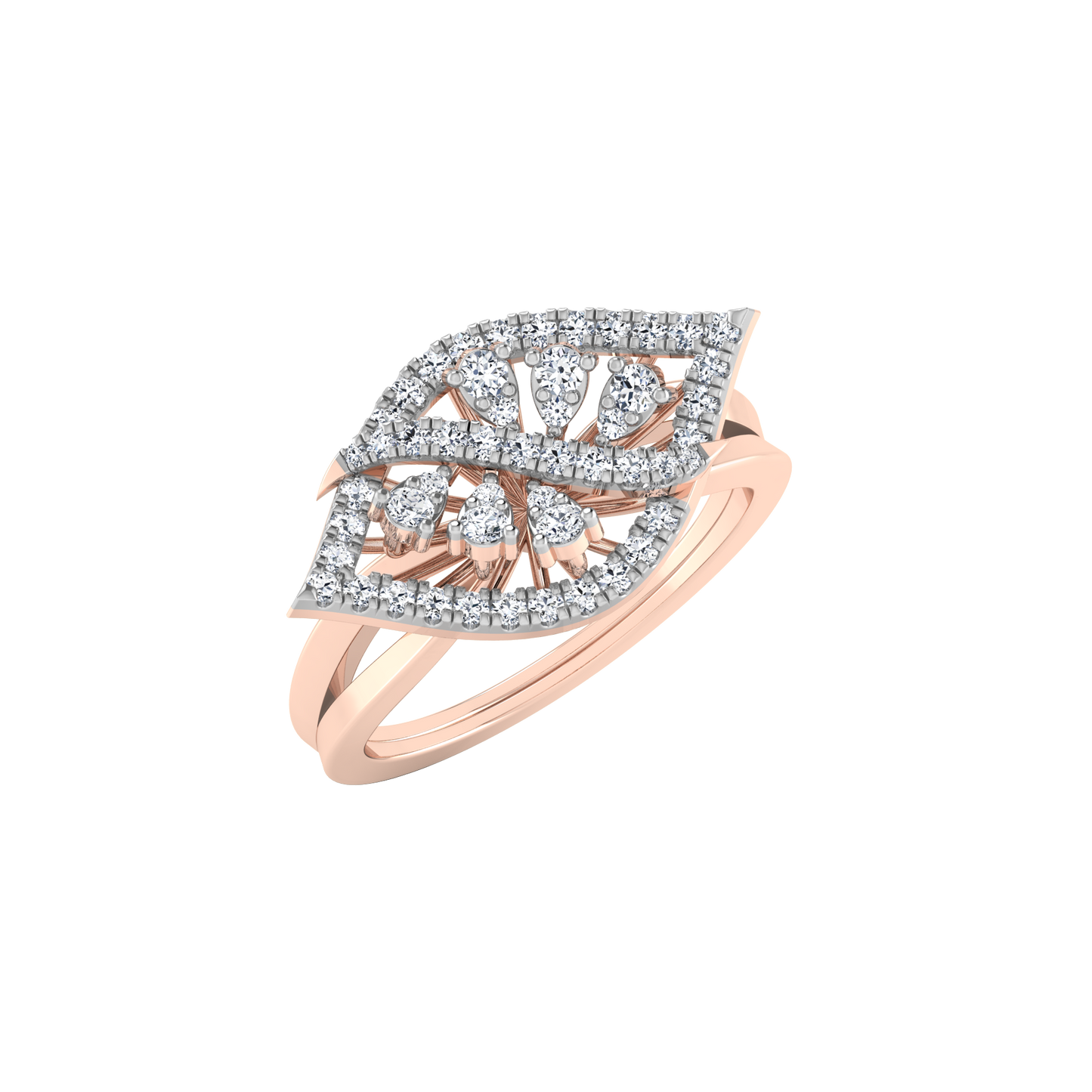 Regal Ruby Radiance 18Kt Diamond Ring
