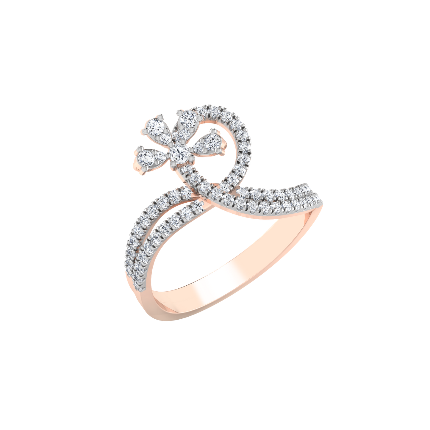 Ethereal Enchantment Elegance 14Kt Diamond Ring