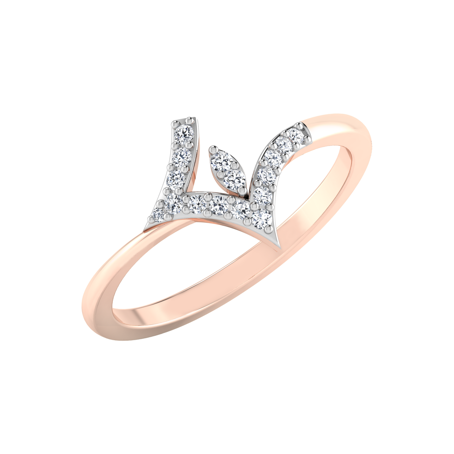 Ethereal Echo Elegance 18Kt Diamond Ring