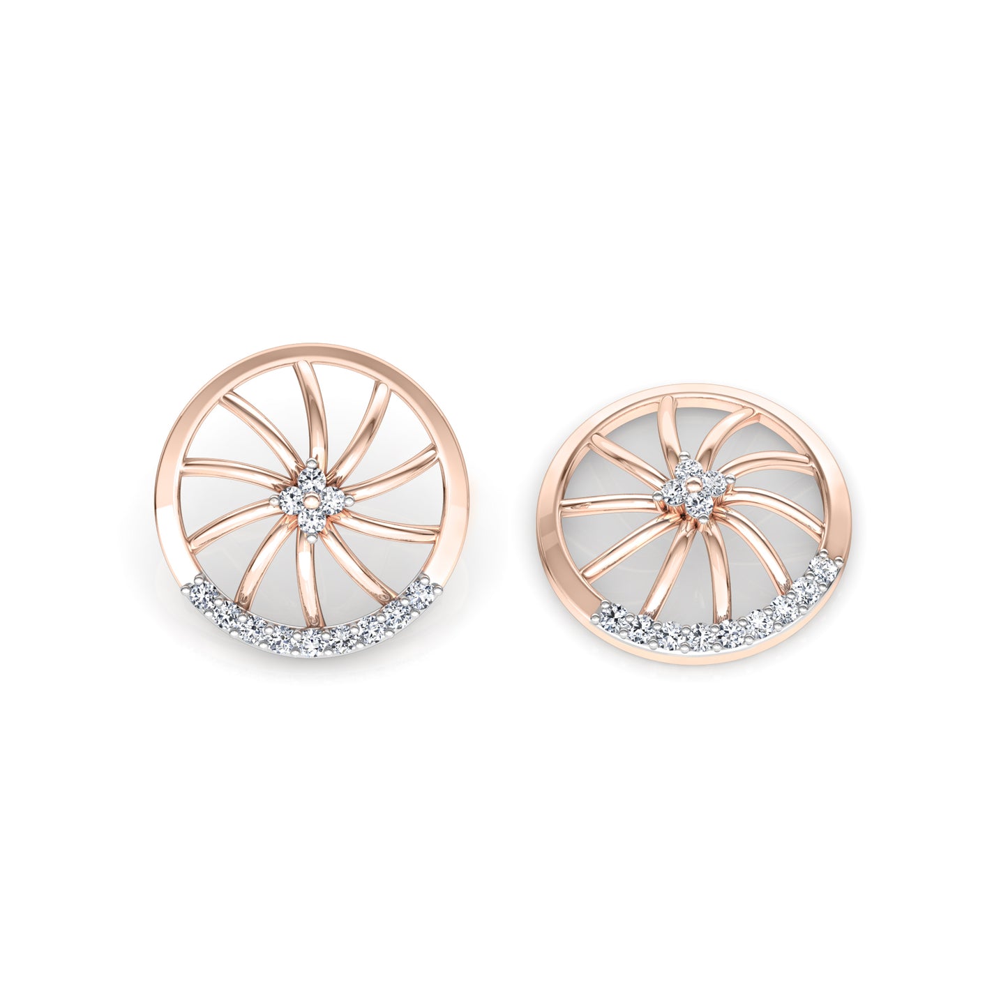 Regal Reflection Earrings 18K