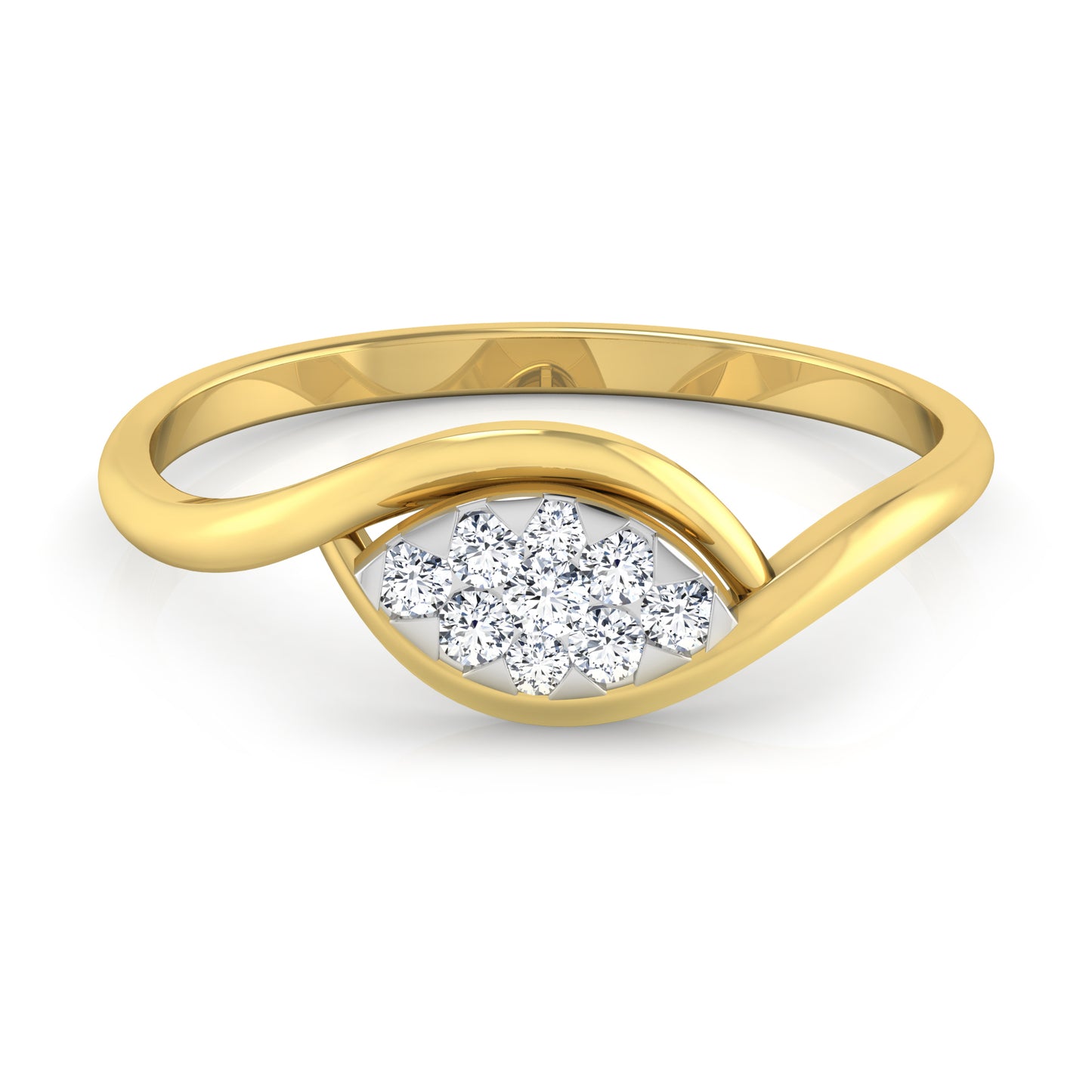 Celestial Serenity Splendor 14Kt Diamond Ring