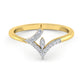 Ethereal Echo Elegance 18Kt Diamond Ring