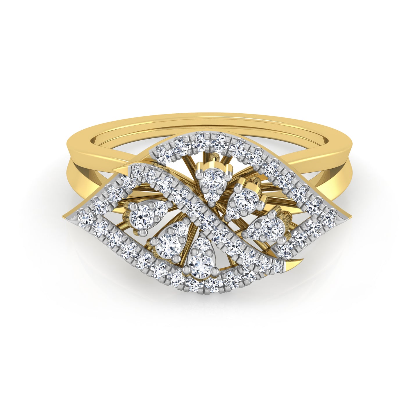 Regal Ruby Radiance 18Kt Diamond Ring