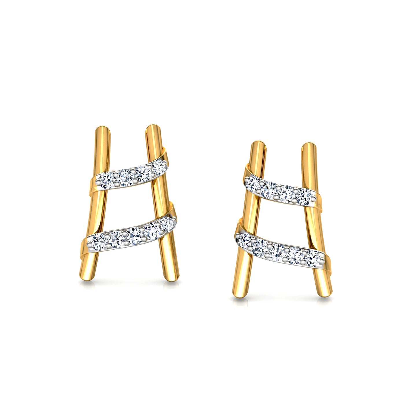 Regal Rosewood Radiance Earrings 18K