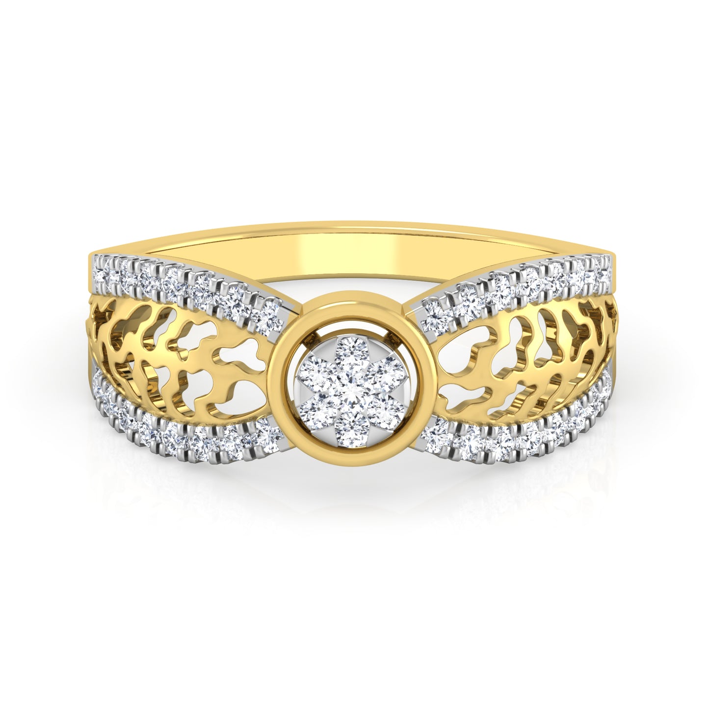 Celestial Chantilly Charisma 14Kt Diamond Ring