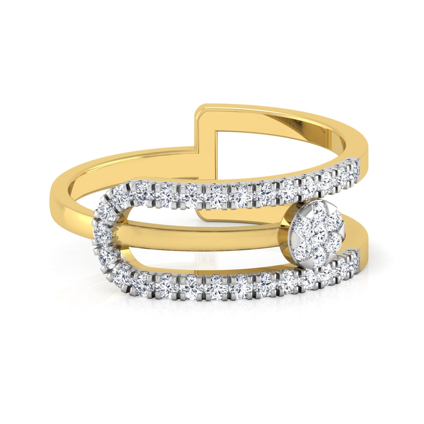 Rosewood Radiance 14Kt Diamond Ring