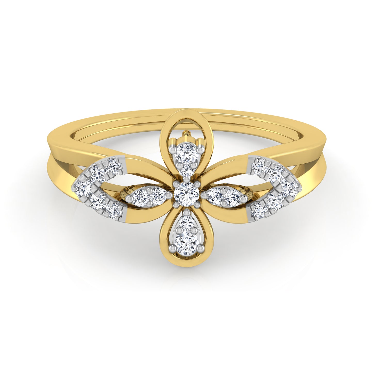 Enchanted Enigma Elegance 14Kt Diamond Ring
