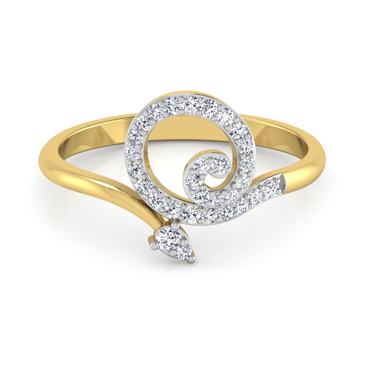 Moonlit Majesty Mosaic 18Kt Diamond Ring