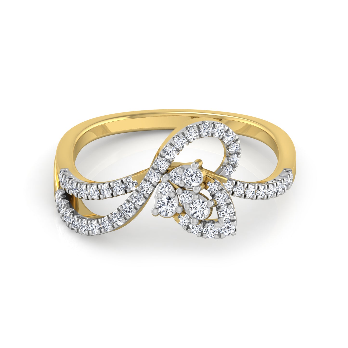 Celestial Chant Serenade 14Kt Diamond Ring