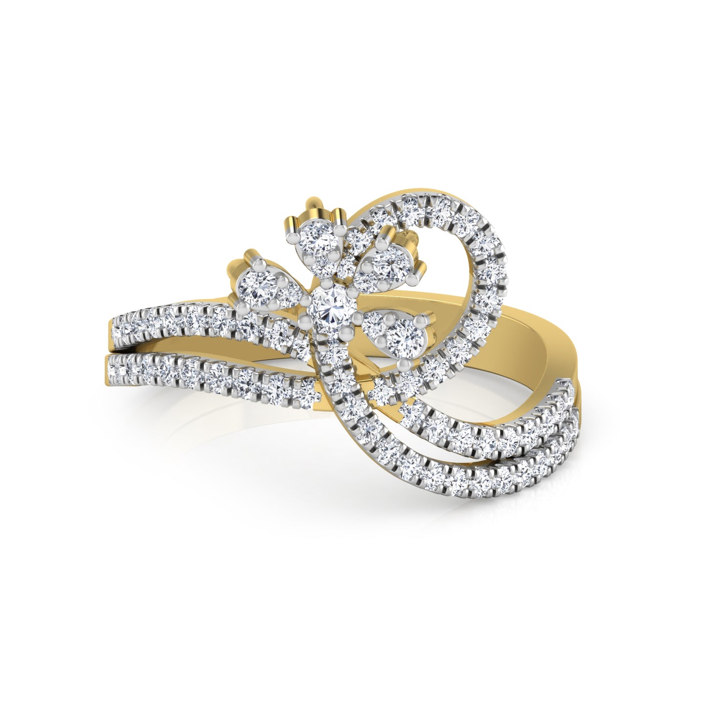Ethereal Enchantment Elegance 14Kt Diamond Ring