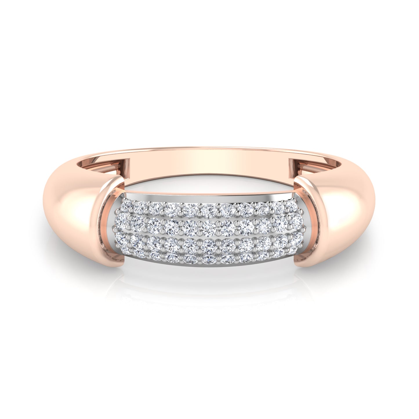 Elysian Echo Eternity 14Kt Diamond Ring