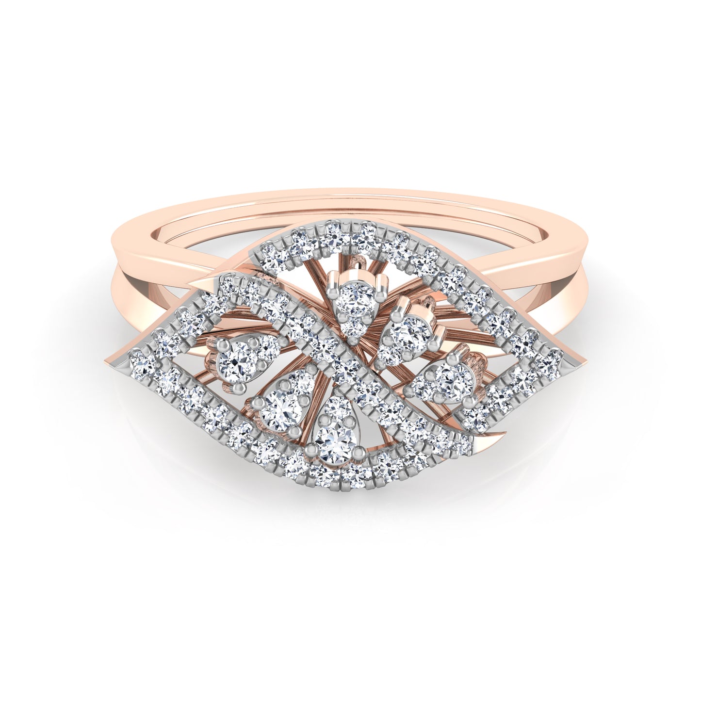 Regal Ruby Radiance 18Kt Diamond Ring