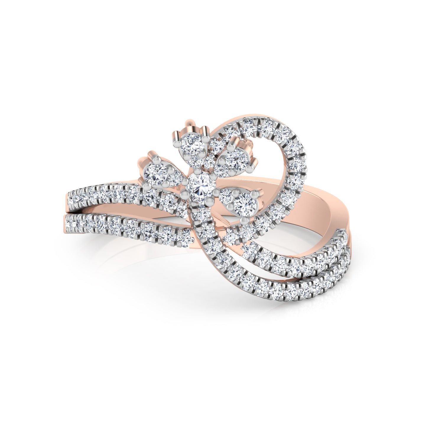 Ethereal Enchantment Elegance 14Kt Diamond Ring