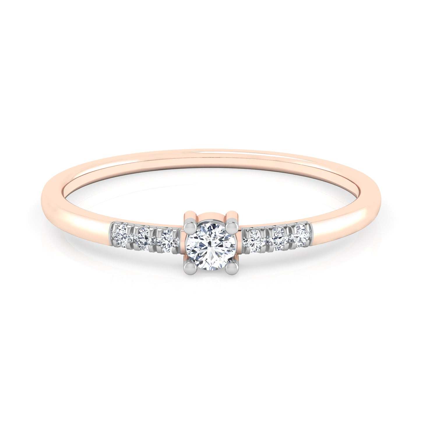 Harmonic 14Kt Diamond Ring