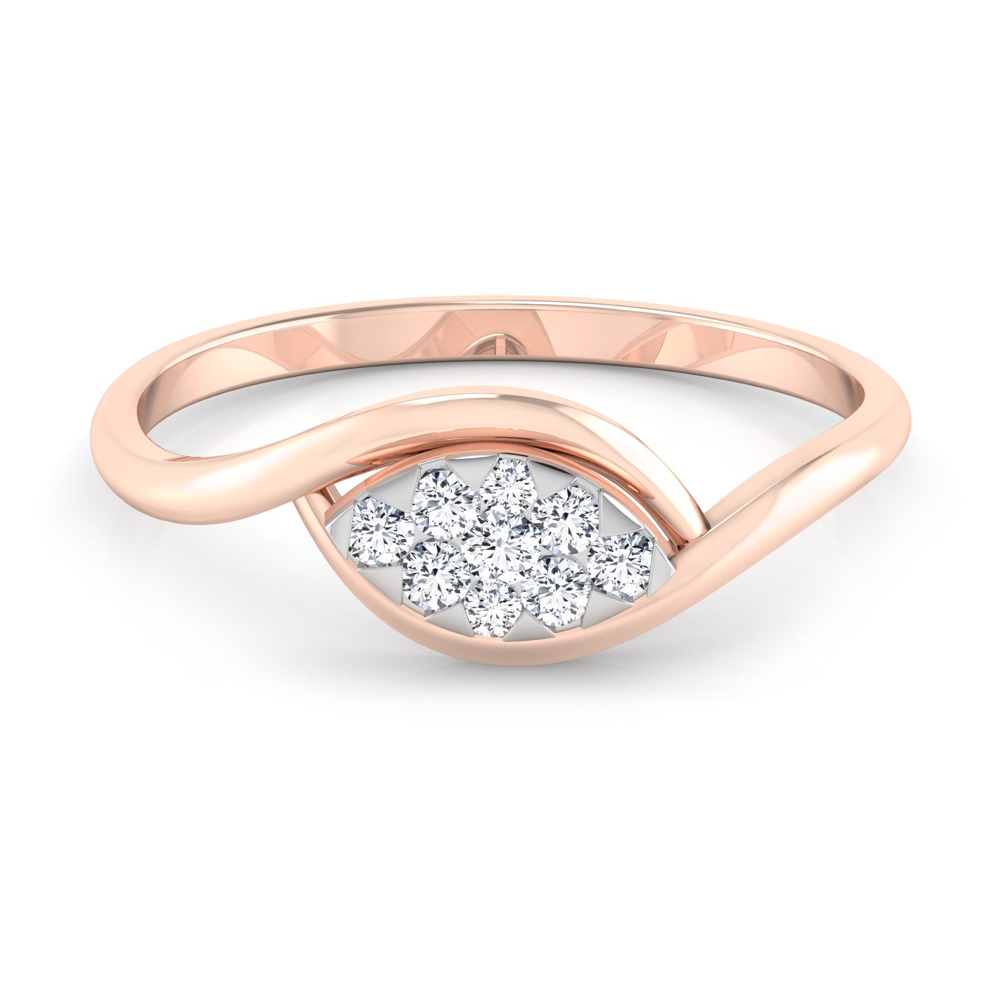 Celestial Serenity Splendor 14Kt Diamond Ring