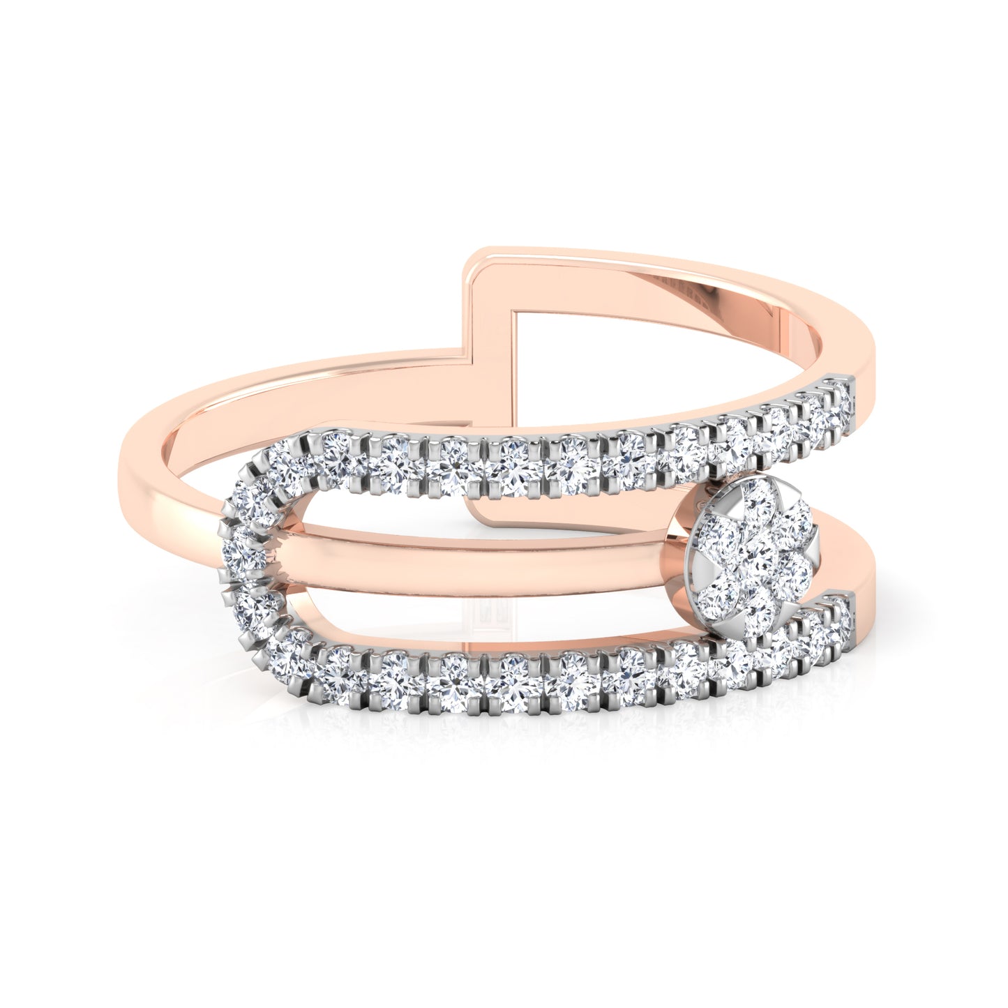 Rosewood Radiance 14Kt Diamond Ring
