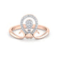 Gilded Graceful Glimmer 14Kt Diamond Ring