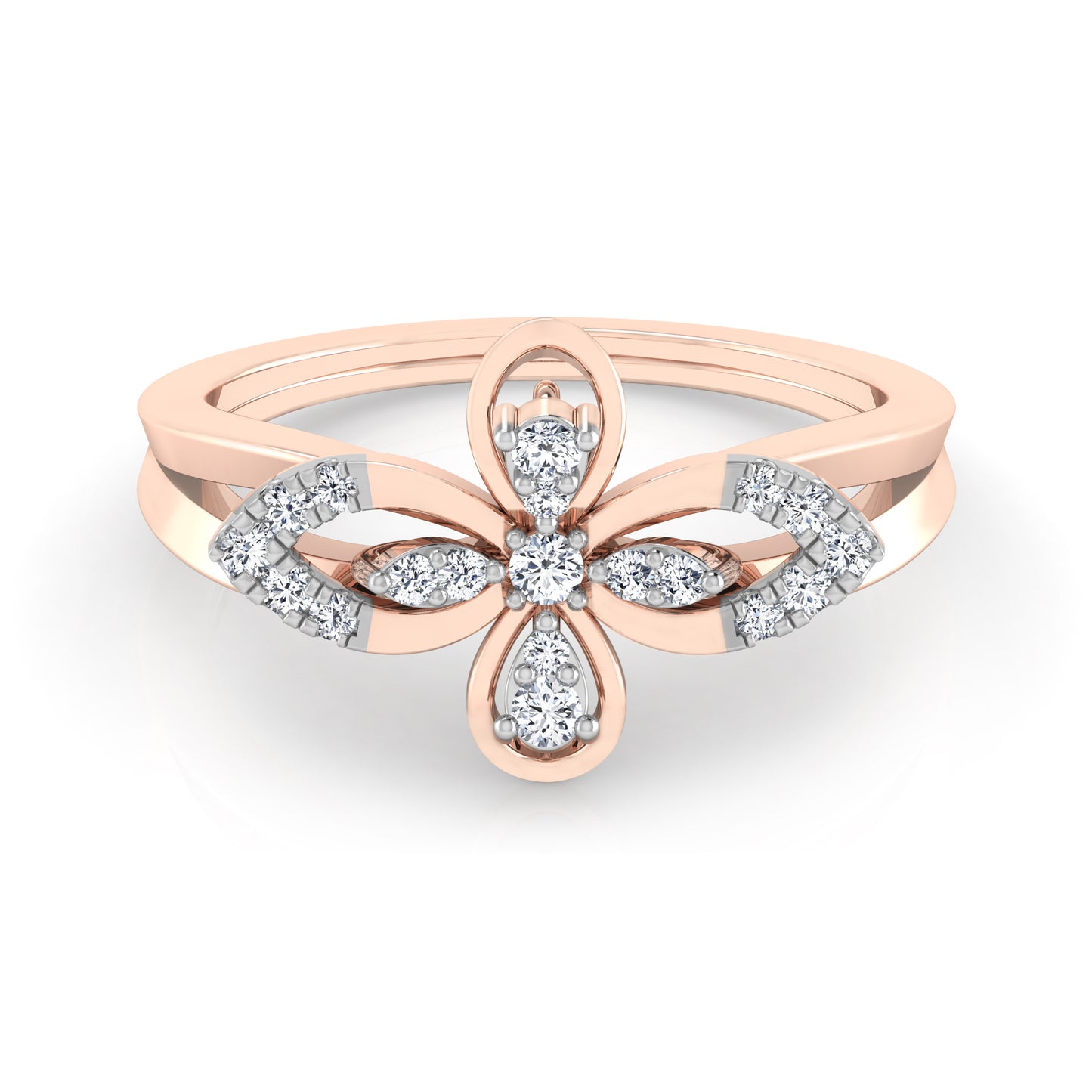 Enchanted Enigma Elegance 14Kt Diamond Ring