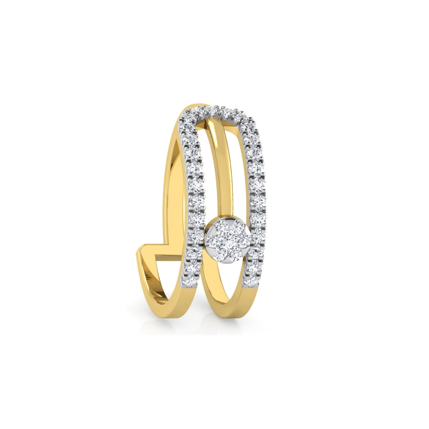 Rosewood Radiance 14Kt Diamond Ring