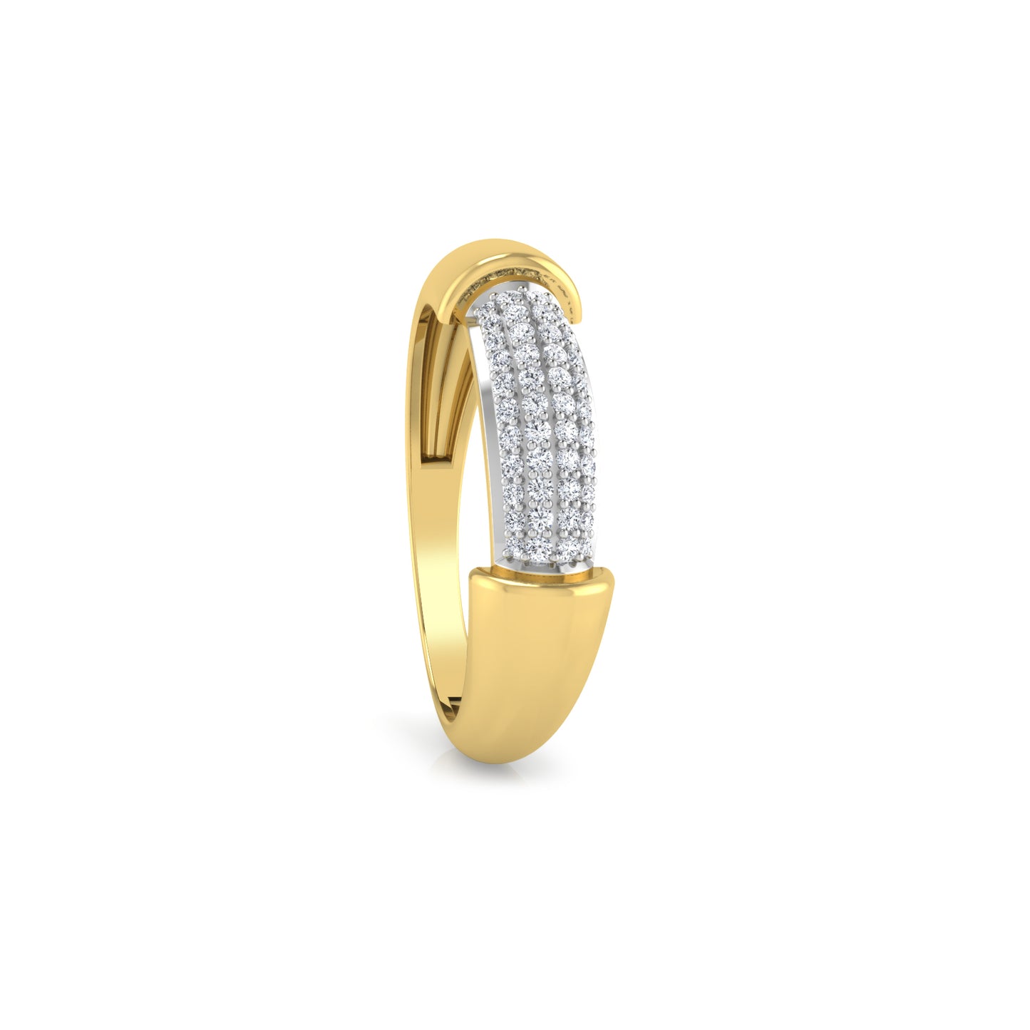 Elysian Echo Eternity 14Kt Diamond Ring