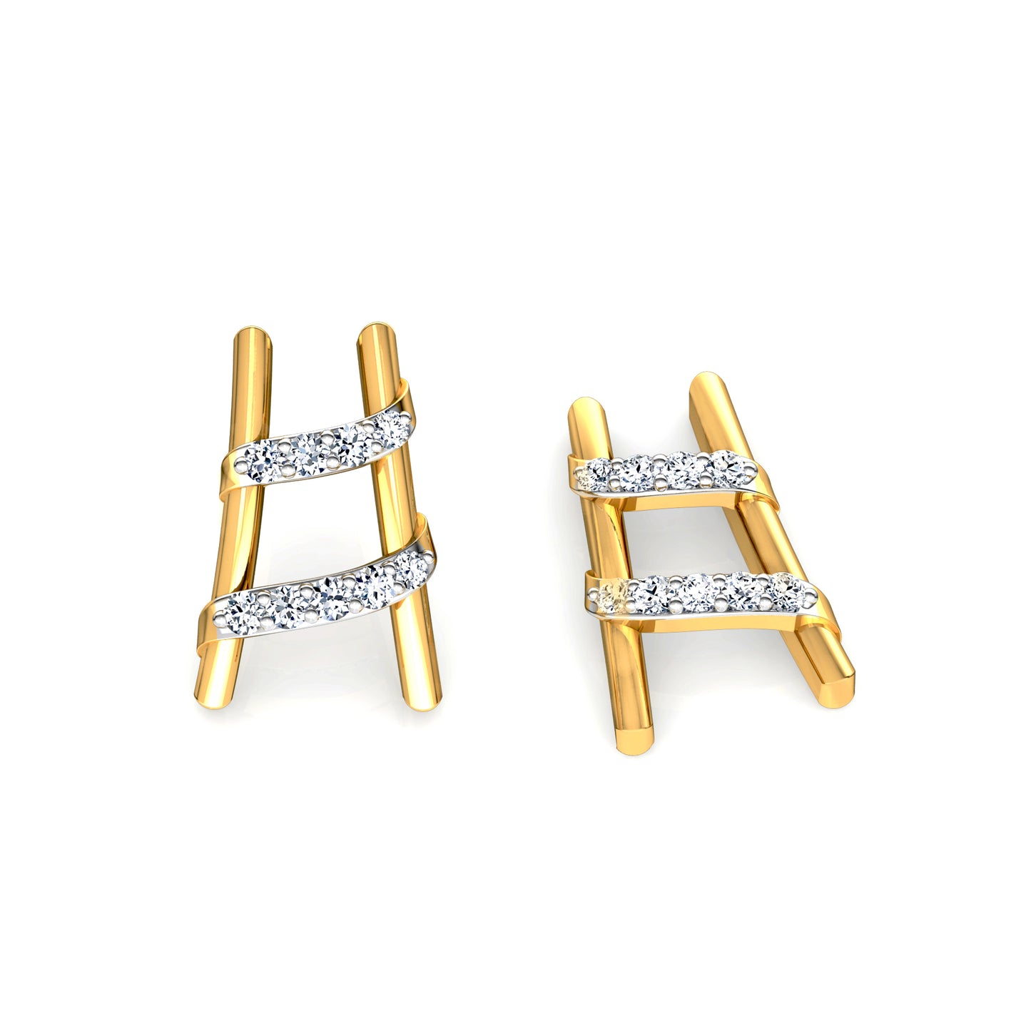 Regal Rosewood Radiance Earrings 18K