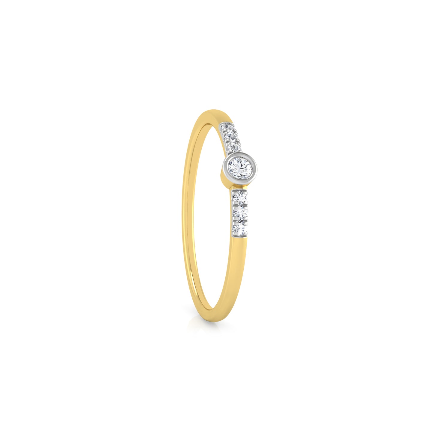 Oceanic 14Kt Diamond Ring