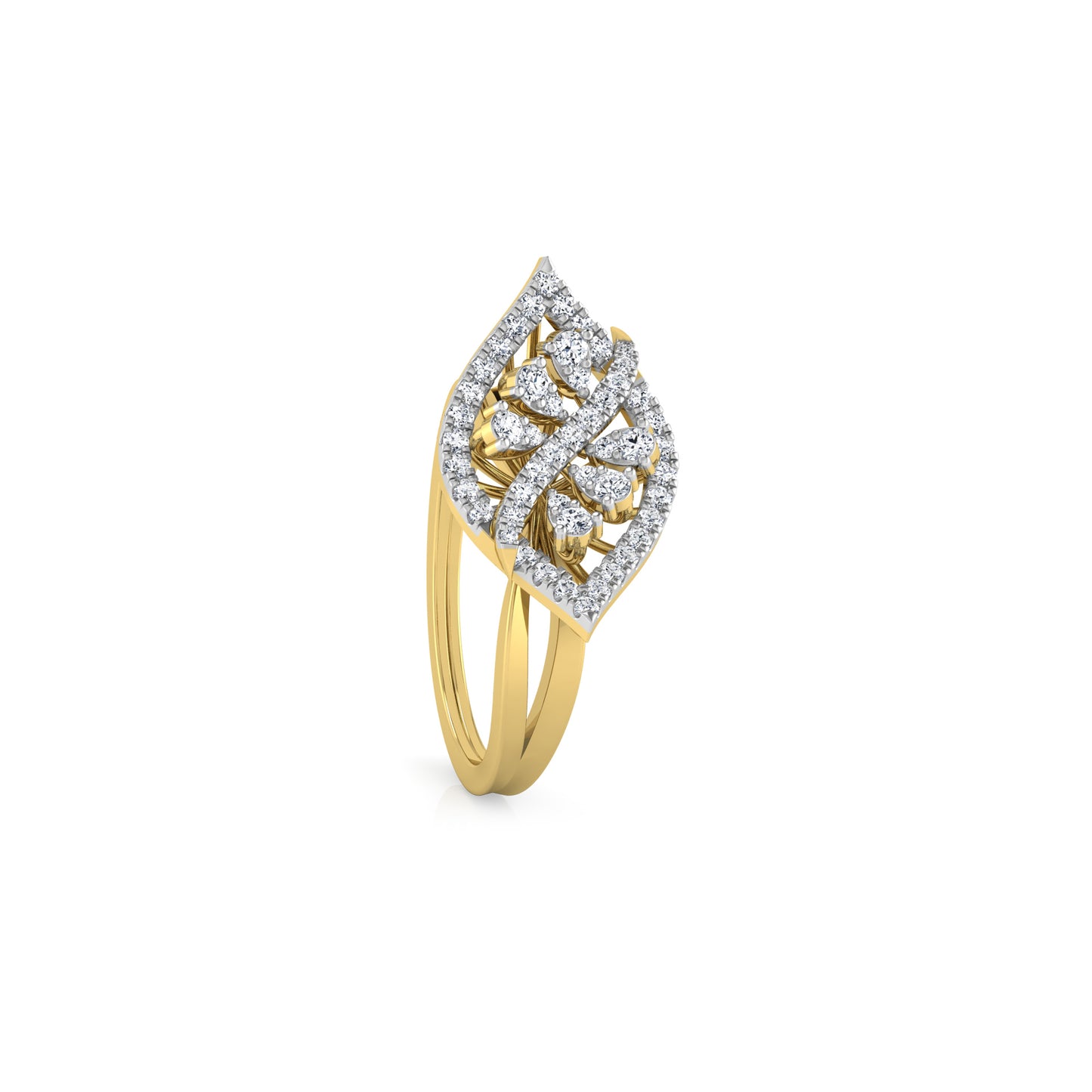 Regal Ruby Radiance 18Kt Diamond Ring